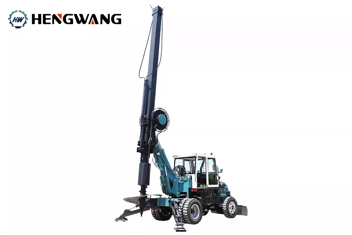 HWDR150D Wheel Rotary Pile Driver