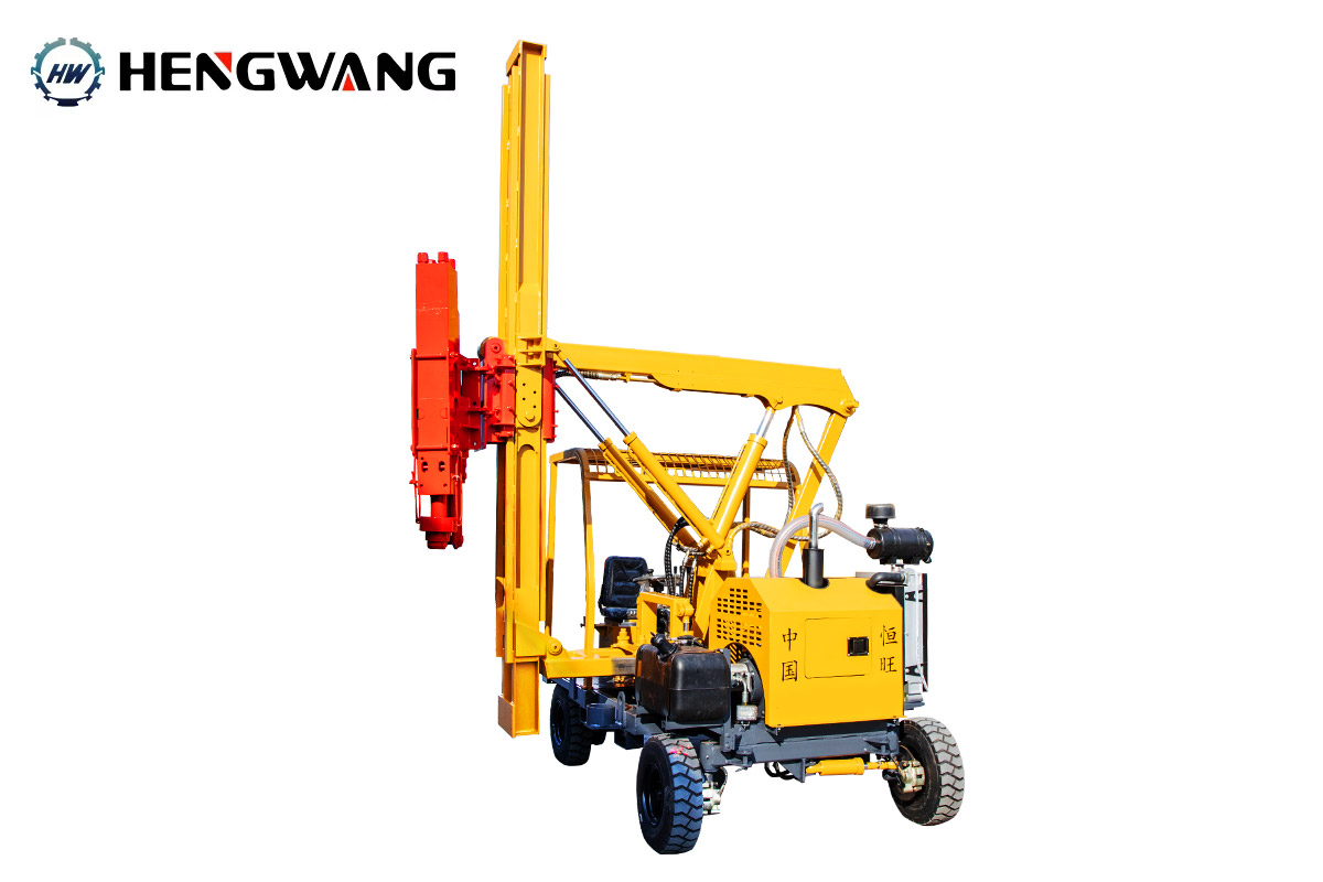 HWH380 Guardrail Pile Driver
