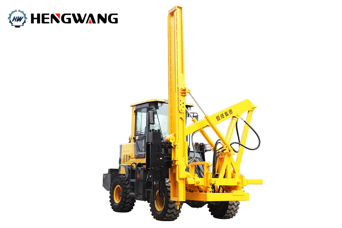 HWH920 Guardrail Pile Driver