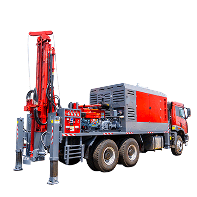 HQZ220L Truck-Mounted Pneumatic Drilling Rig